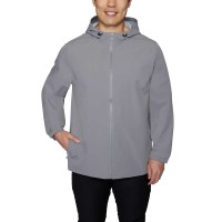 Voyager Men's Windbreaker Jacket, Gray, Large