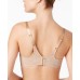  Women's Halo Lace Full Coverage Underwire Bras, Beige, 36DD