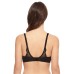  Women’s Lace Impression Contour Bra, Black, 34DDD