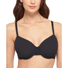 Wacoal Women’s Lace Impression Contour Bra, Black, 34DDD