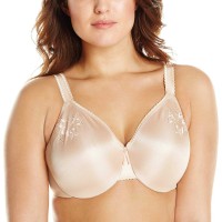Wacoal Women’s Slimline Seamless Minimizer Bra (Naturally Nude, 36DDD)