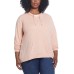  Ladies' Gingham Hoodie, Pink, XX-Large