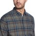  Men’s Flannel, Brown, X-Large Tall