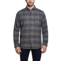 Weatherproof Vintage Men’s Flannel, Brown, Large Tall