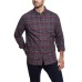  Men’s Flannel, Red, Large