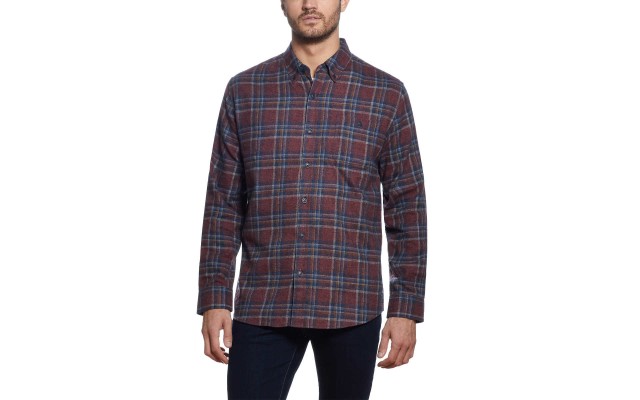  Men’s Flannel, Red, Medium