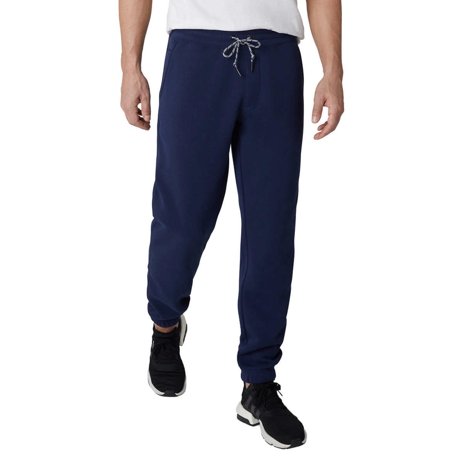 Weatherproof Vintage Men’s Fleece Lined Jogger, Blue, Large