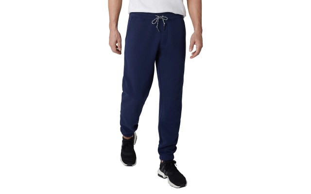  Men’s Fleece Lined Jogger, Blue, Large