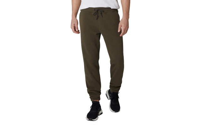  Men’s Fleece Lined Jogger, Green, Large
