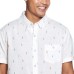 Men's Short Sleeve Woven, White, Medium