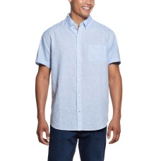 Weatherproof Vintage Men's Short Sleeve Woven