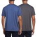  Men's Stretch Tee, 2-pack, Blue, Medium