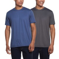 Weatherproof Vintage Men's Stretch Tee, 2-pack, Blue, Medium