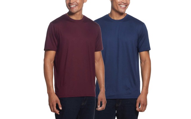  Men's Stretch Tee, 2-pack, Red, X-Large