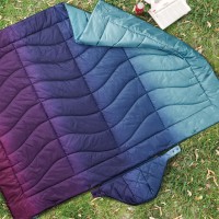 Weatherproof Vintage Outdoor Blanket, Blue
