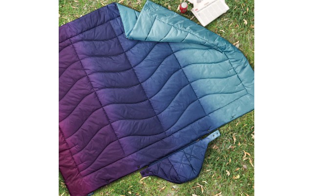 Weatherproof Vintage Outdoor Blanket, Blue
