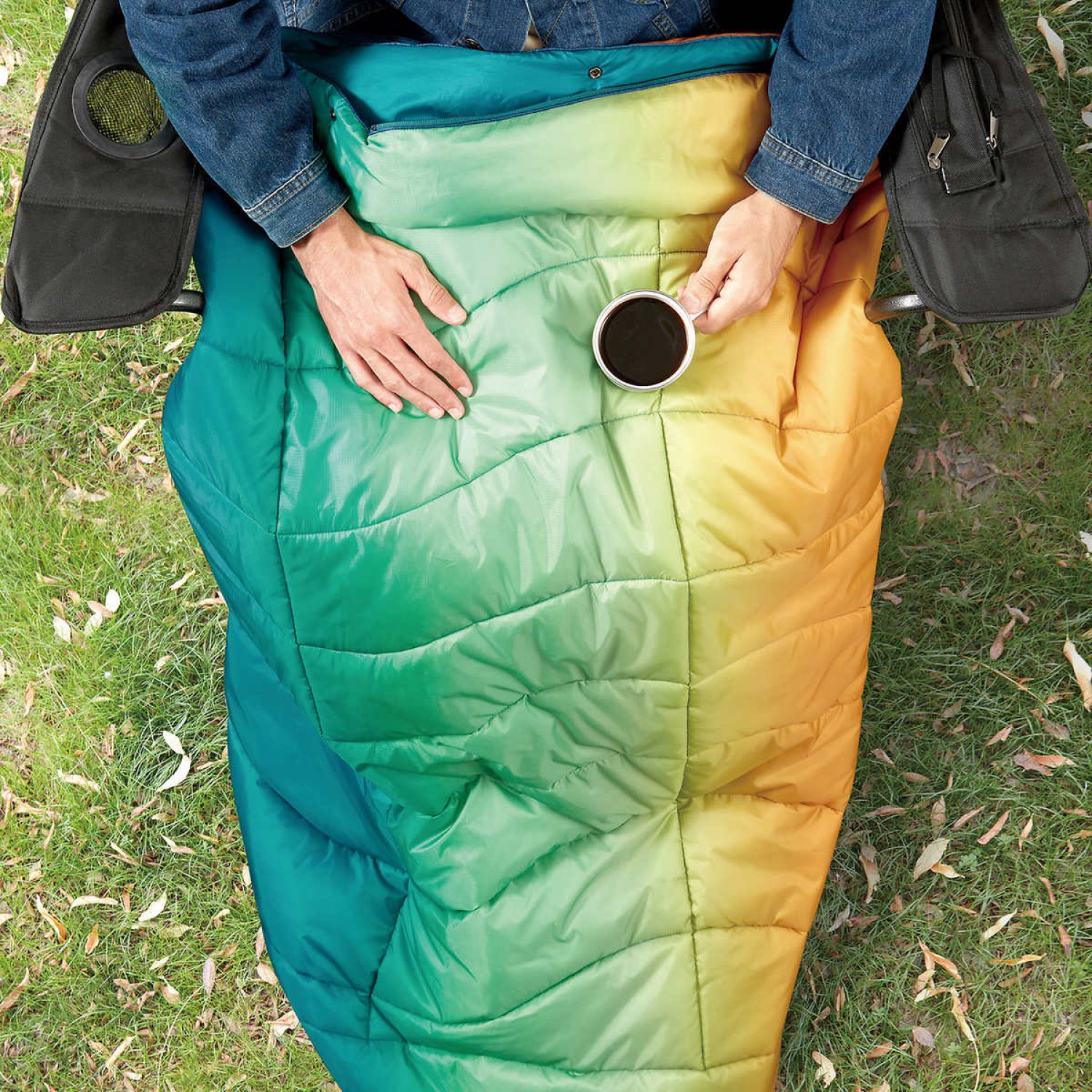 Weatherproof Vintage Outdoor Blanket, Green