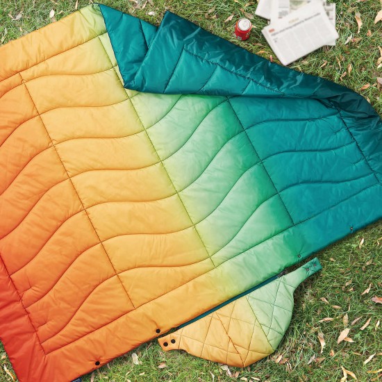 Weatherproof Vintage Outdoor Blanket, Green