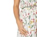  Ladies' Long Linen Blend Dress, White, Large