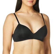 Women’s Calvin Klein Form Lightly Lined Denim Bra, 32 D, Black