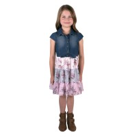 Zunie Kids' Dress, Pink, One Color, 5
