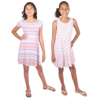 Zunie Youth 2-pack Dress, Multi, One Color, Large