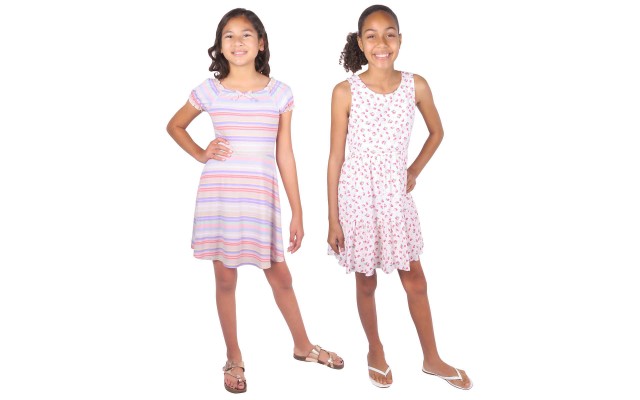  Youth 2-pack Dress, Multi, One Color, Small