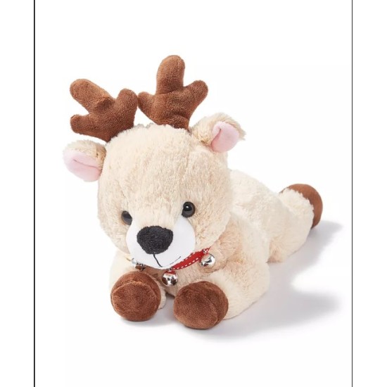 Animated Plush 11″H Reindeer with Moving Antlers, Head and Tail, Sings “Jingle Bell Rock”