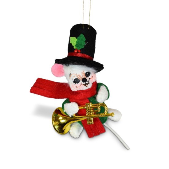  Music Mouse Ornament, 3 inch