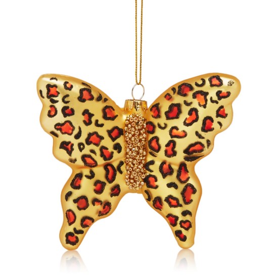 Bloomingdale’s Glass Butterfly Ornament