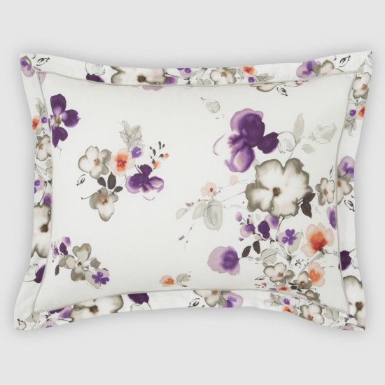  Clara Floral Standard Sham, Purple, 20×26