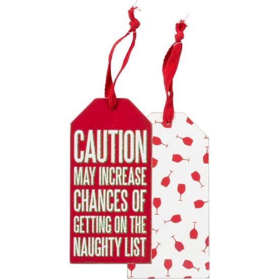 Christmas Bottle Tag – May Increase Chances Of Getting