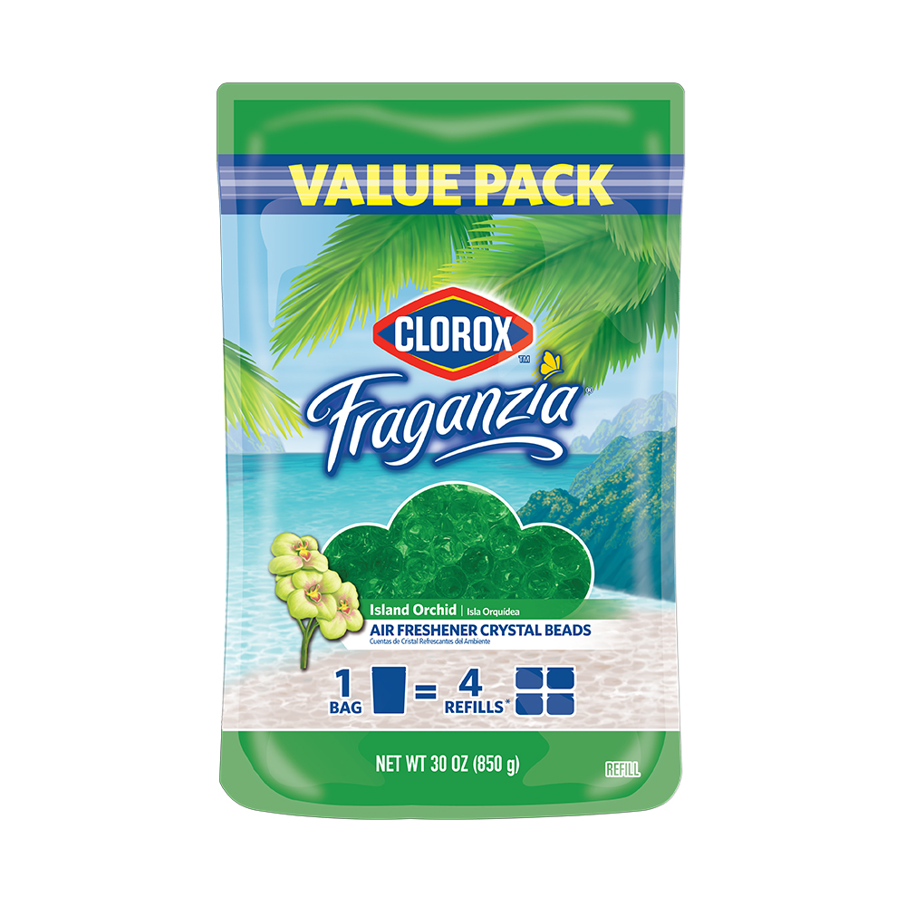 Clorox Fraganzia In Wash Scent Booster Crystal Beads Refill Pouch