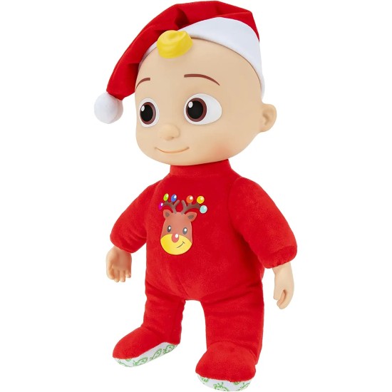  Musical Deck The Halls JJ Doll - Includes JJ Roto Doll with Santa Hat - Festive Doll with Activated Sounds- Toys for Preschoolers