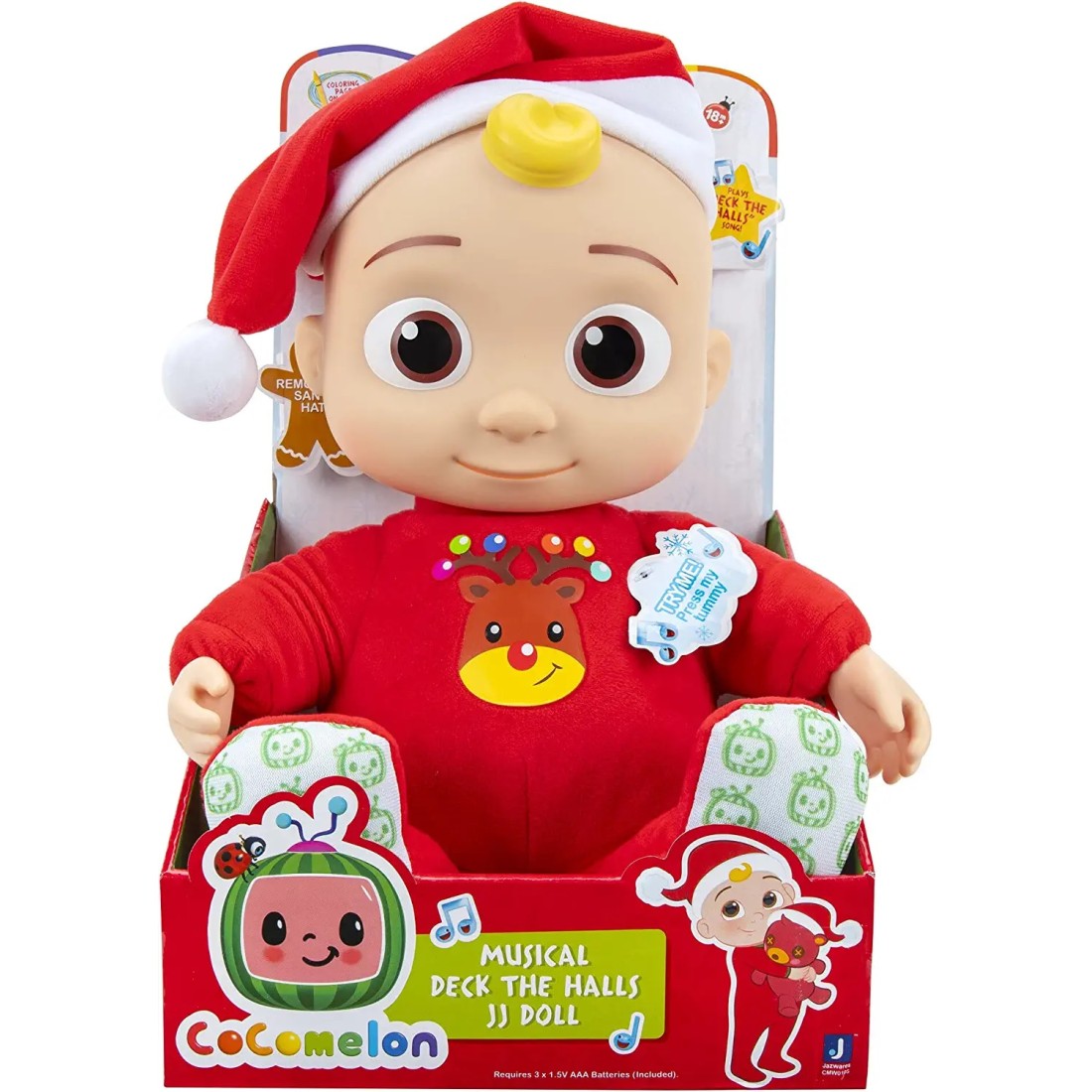 cocomelon deck the halls jj doll