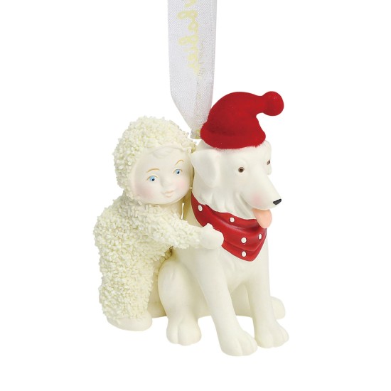  Snowbabies “Best Friends” Porcelain Hanging Ornament, 2.75”
