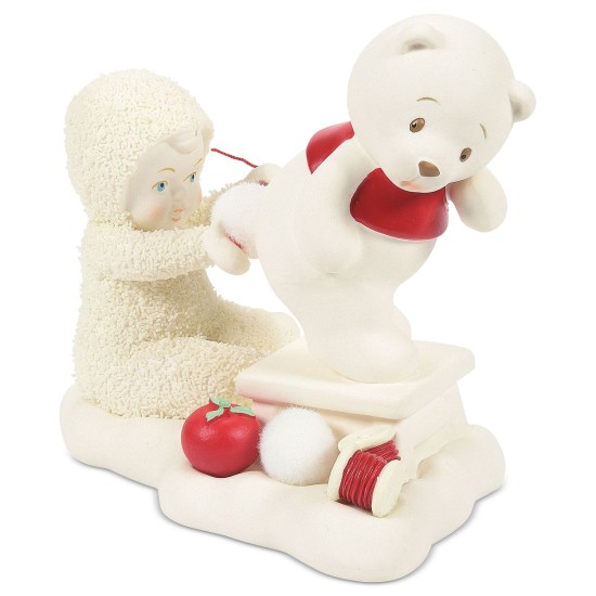  Snowbabies Classics Christmas Memories Tip-to-Tail Repairs Figurine, 4.13 Inch, Multicolor