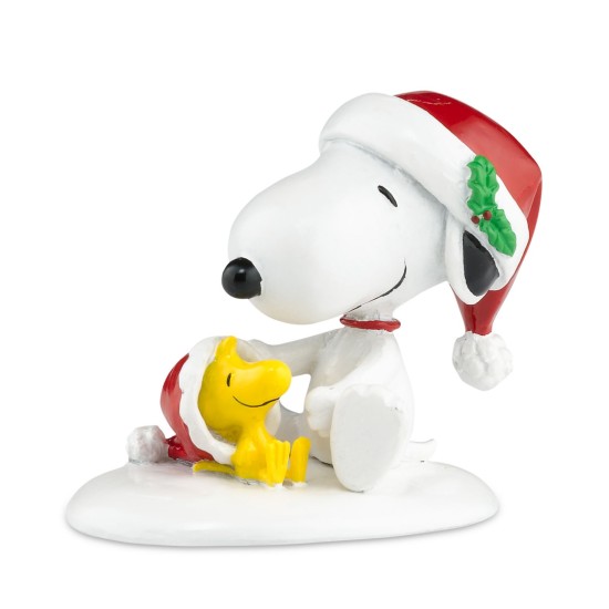  Villages Happy Holidays Snoopy & Woodstock