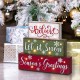  11.81″ L Christmas Wooden LED Lighted Block Word Sign 10 Bulbs