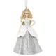 Mattel Holiday Barbie 2021 Christmas Ornament, White