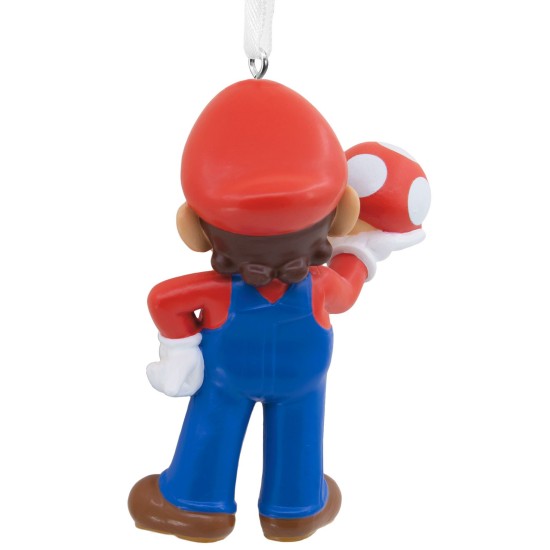  Nintendo Super Mario With Super Mushroom Christmas Ornament, Multi