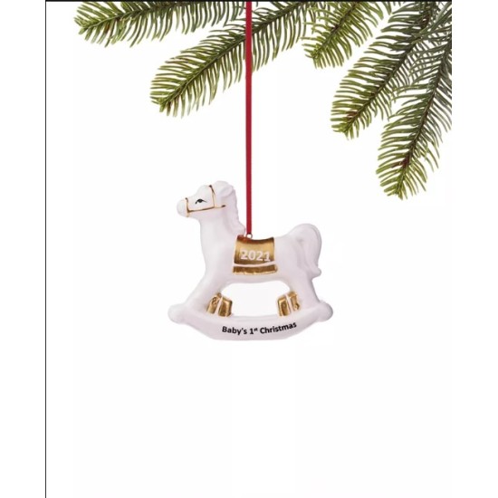 Holiday Lane 2021 Baby’s First Rocking Horse Ornament