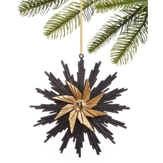  Black Tie Snowflake Ornament