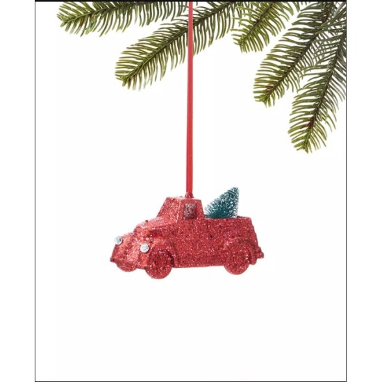 Holiday Lane Christmas Cheer Glitter Truck Ornament