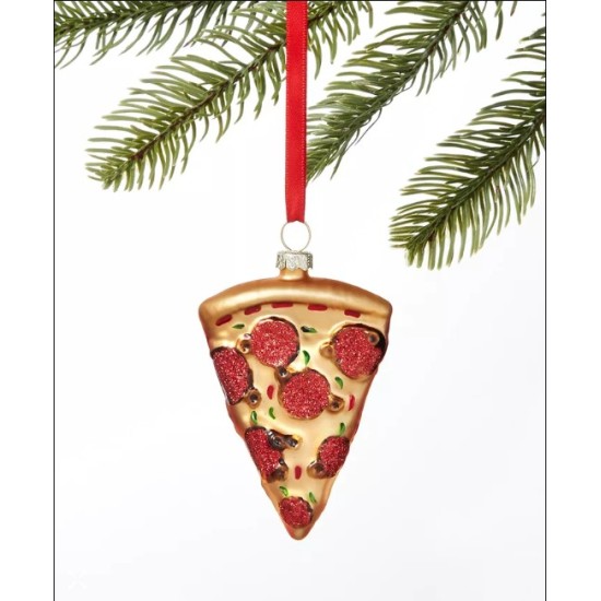 Holiday Lane Foodie and Spirits Pizza Ornament