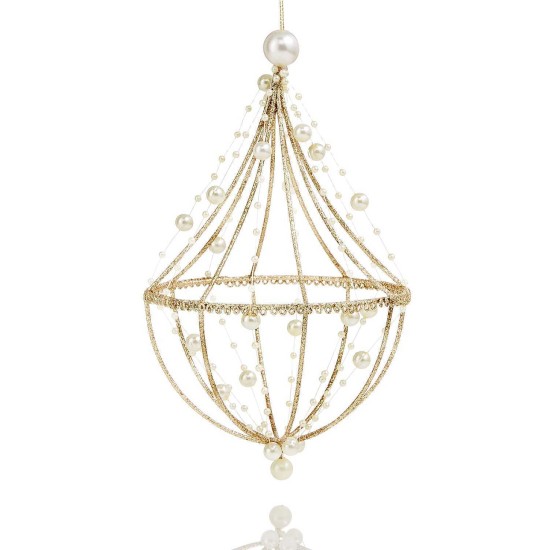  Gold-tone Chandelier Ornament