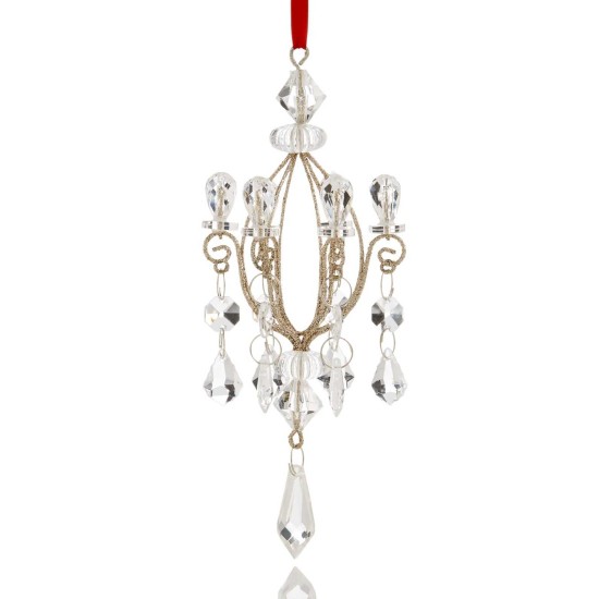  Jeweled Chandelier Ornament