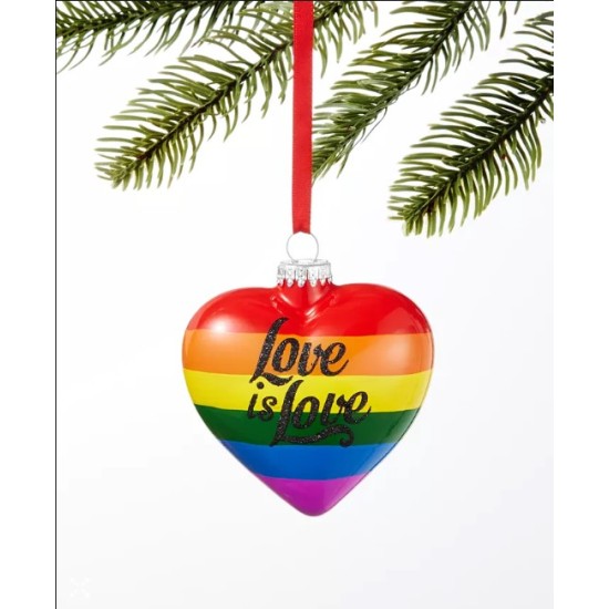  Love is Love Heart Ornament