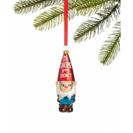 Holiday Lane Santa’s Favorites “Oh Gnome You Didn’t” Ornament
