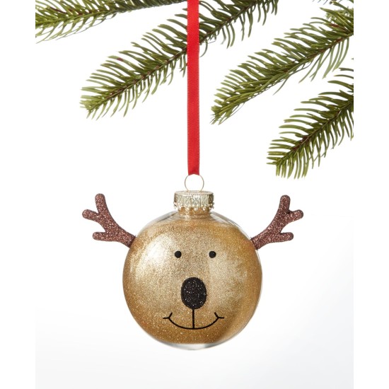  Santa’s Favorites Reindeer with Antlers Ornament